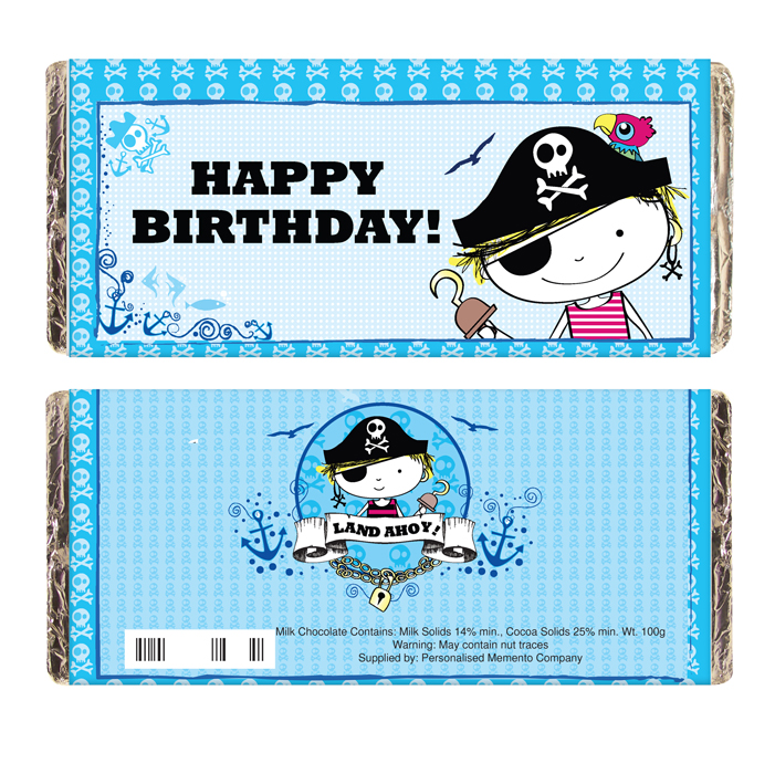 Pirate Chocolate Bar